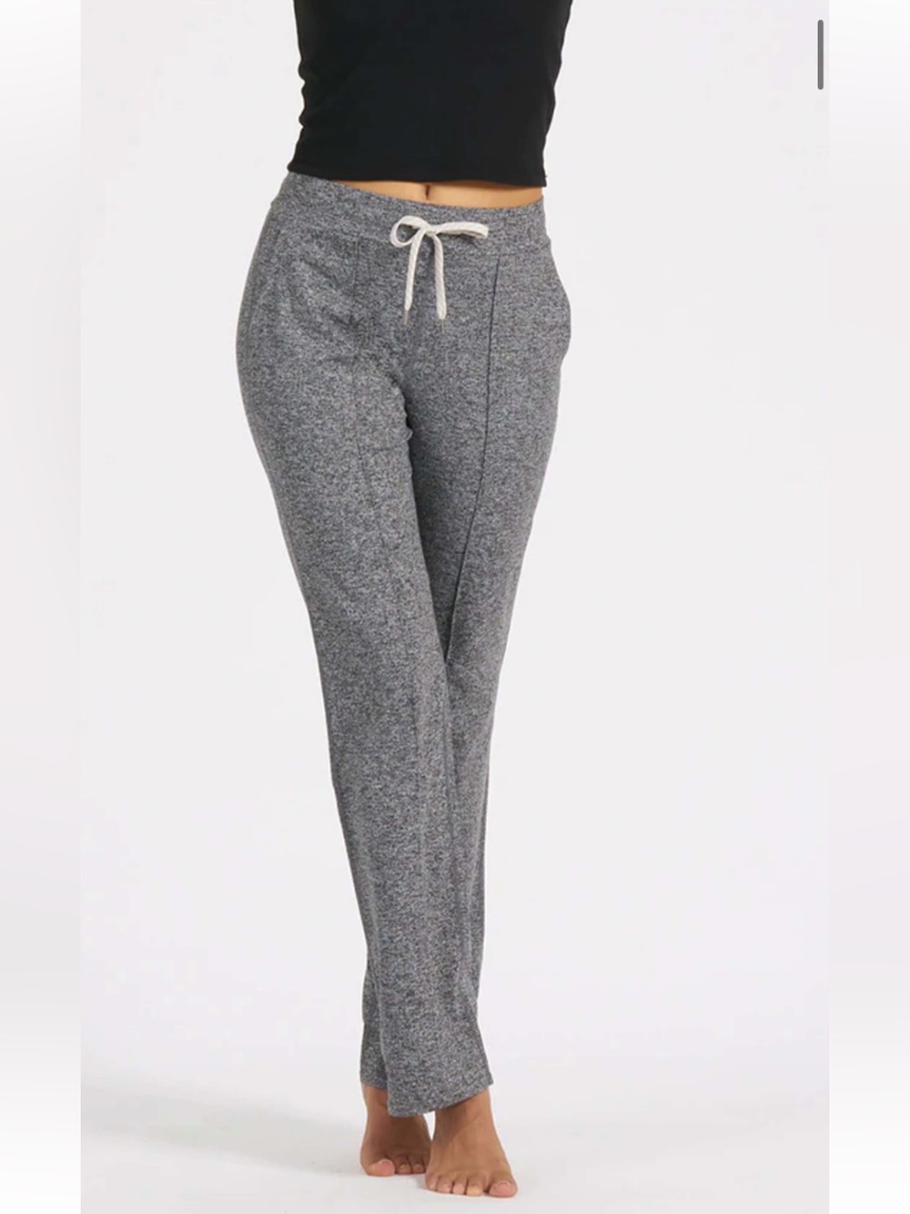 NWT Vuori Halo Wideleg Pant Heather Grey DreamKnit Women's Medium
